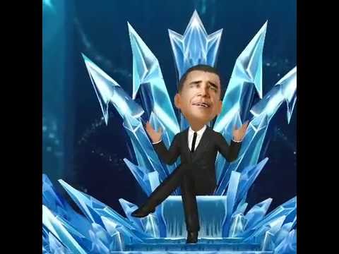 My Idol Barack Obama singing "Let it Go"