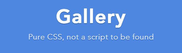 Pure CSS Gallery