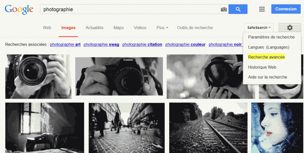 rechercher des images sur google