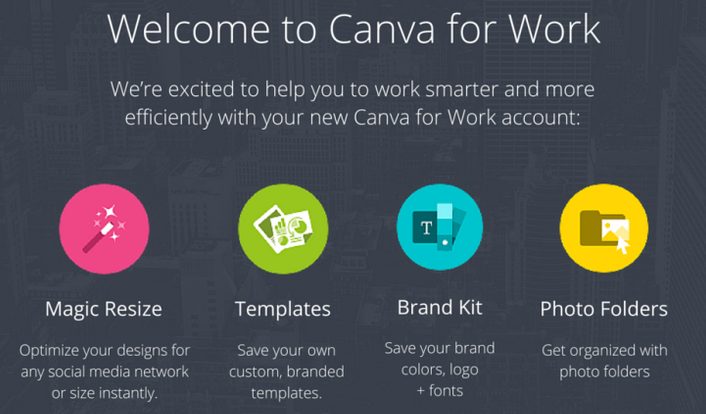 Canva for work