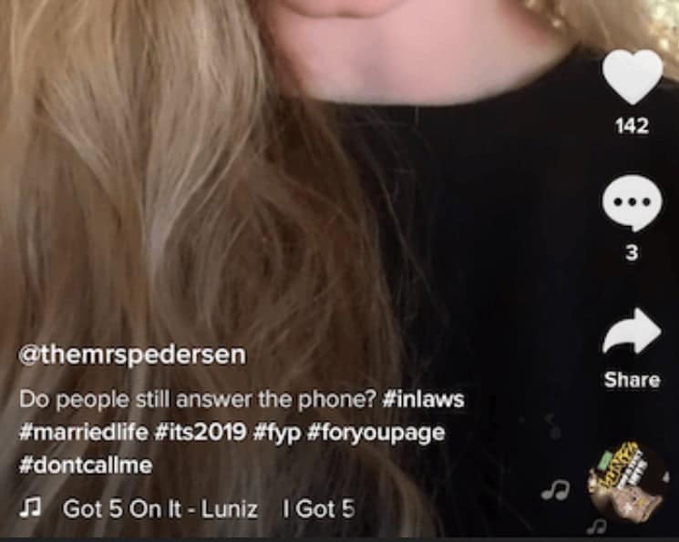 Exemple de hashtags TikTok