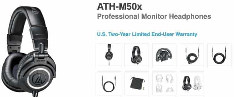  Audio-Technica ATH-M50x